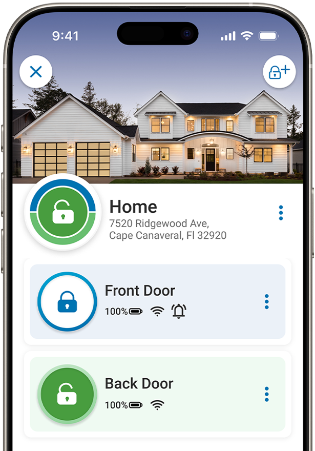 Application Schlage Home pour iOS