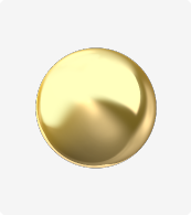 Bright brass finish