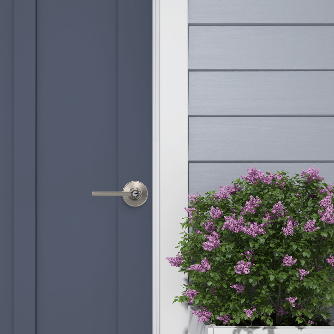 Schlage Home Essentials Hendrix Keyed Entry Door Lever