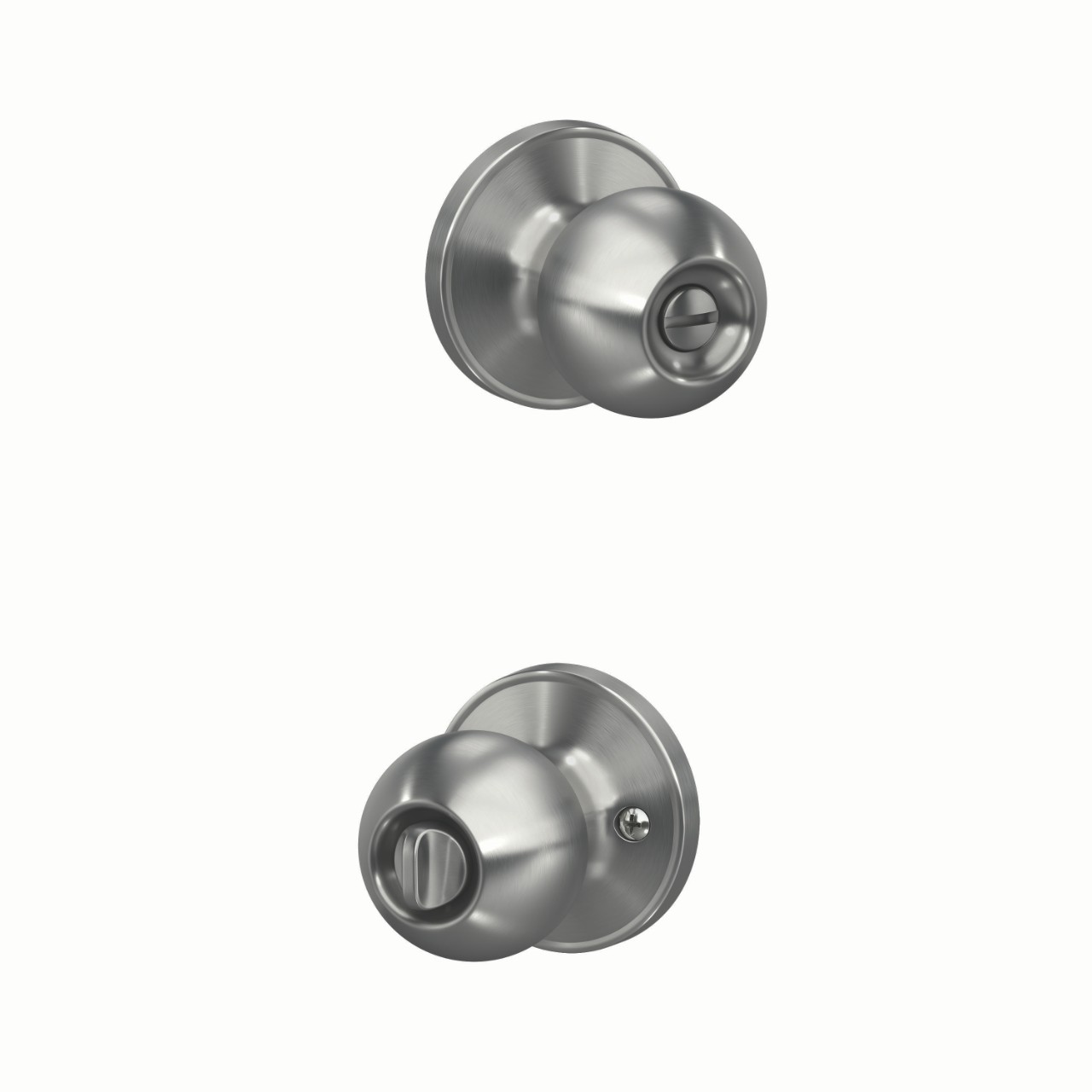 J Series Corona Knob Bed & Bath Lock