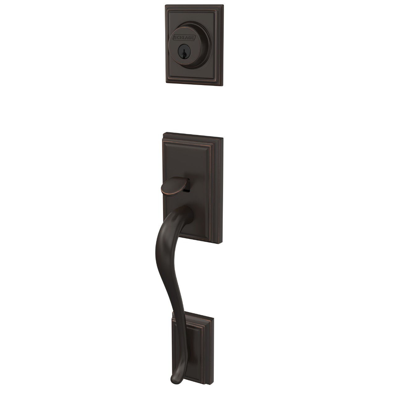 Custom Addison Single Cylinder Handleset Exterior