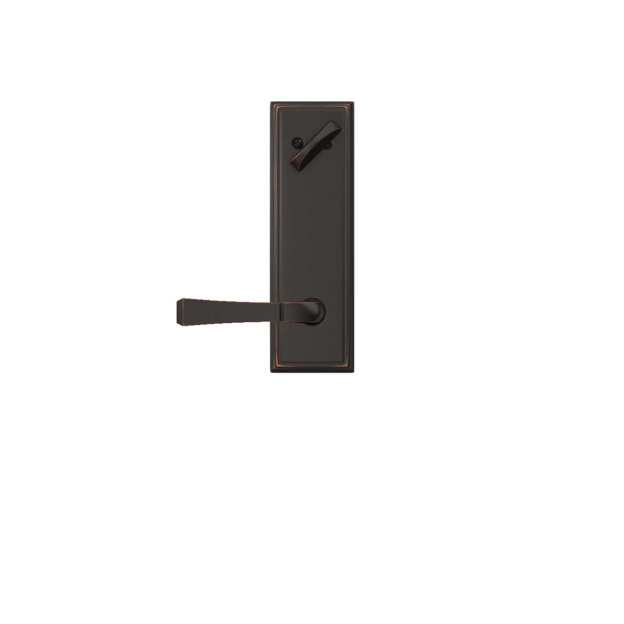 Single Cylinder Handleset Interior with Rivington Lever