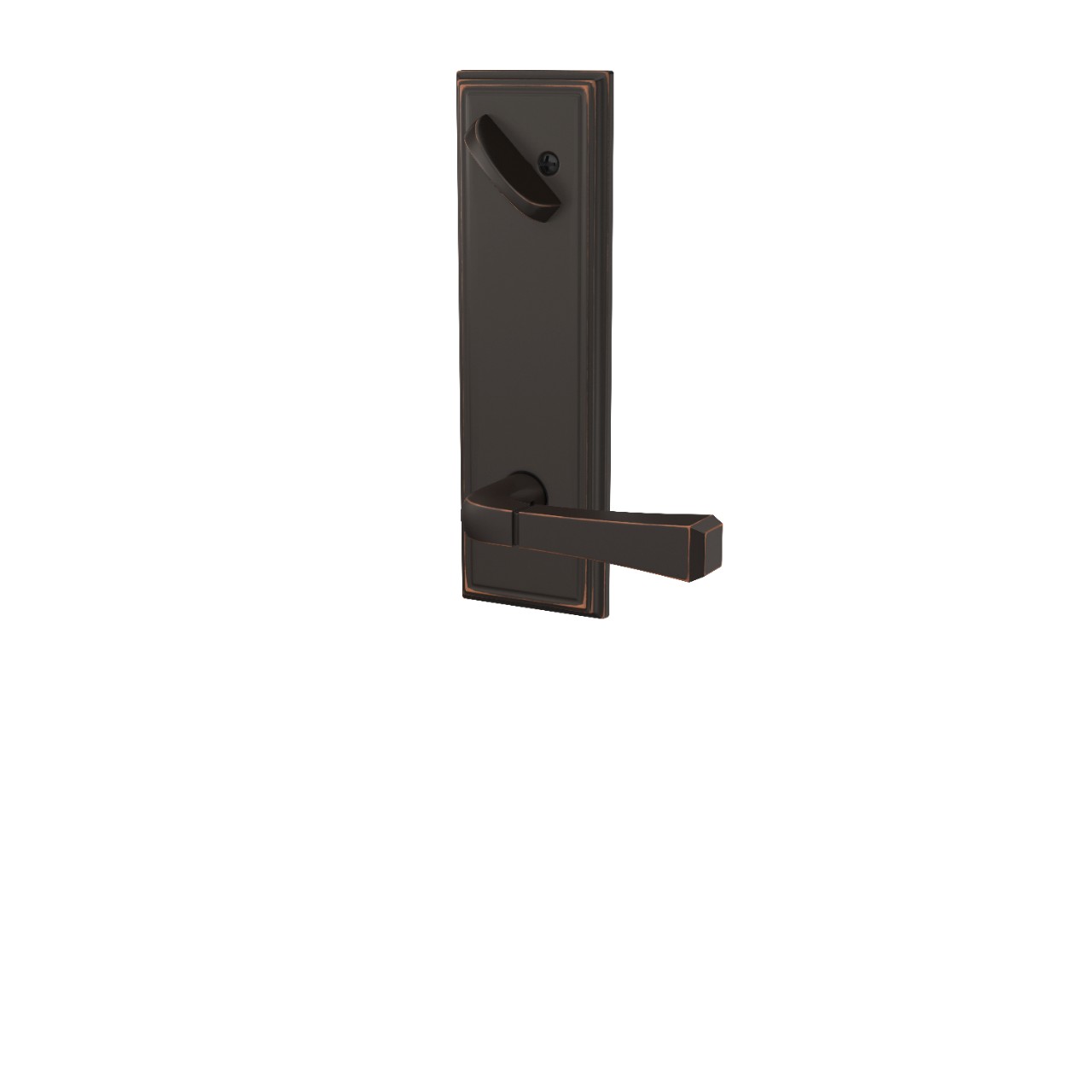Single Cylinder Handleset Interior with Rivington Lever