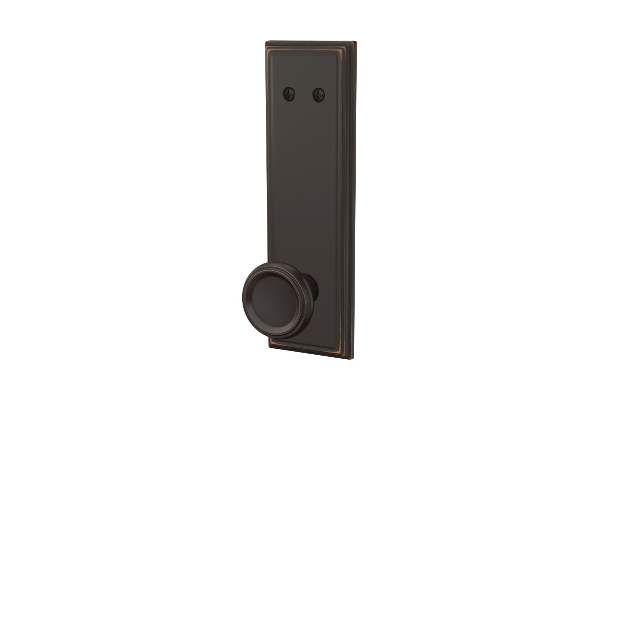 Addison 3/4 trim Inactive Handleset Interior with Offerman Knob