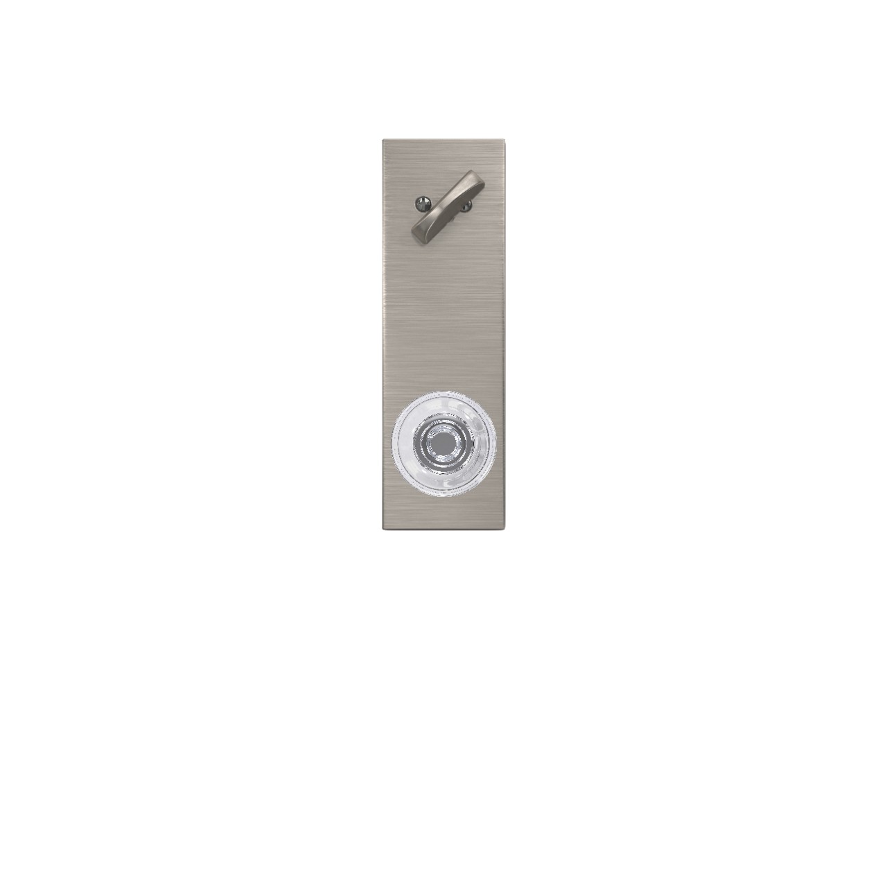 Century 3/4 Trim Single Cylinder Handleset Interior with Dawes Glass Knob