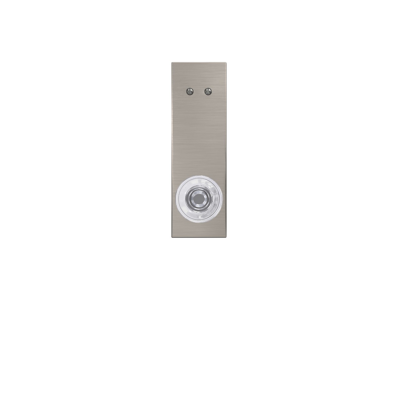 Century 3/4 trim Inactive Handleset Interior with Dawes Glass Knob