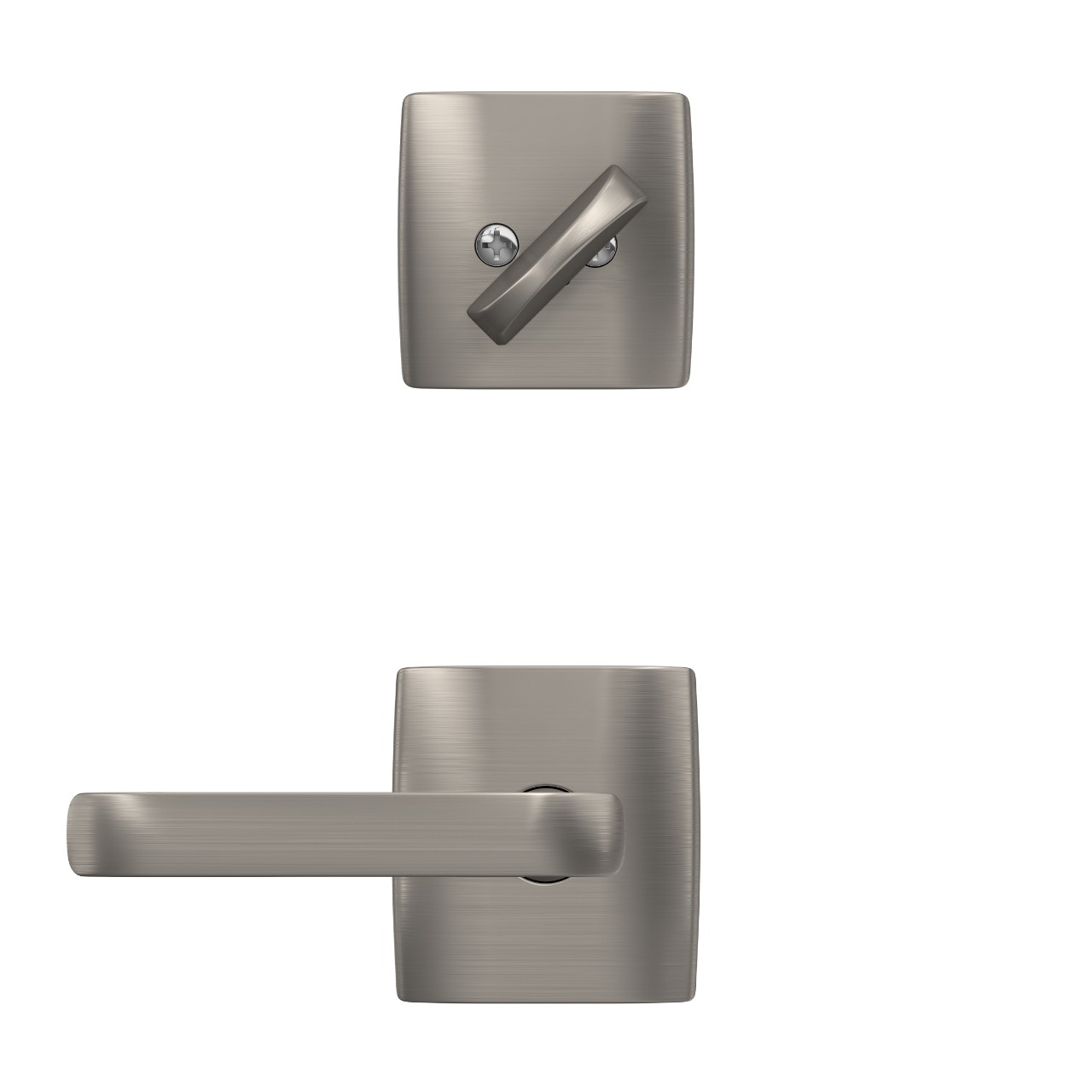 Single Cylinder Handleset Interior with Clybourn Lever