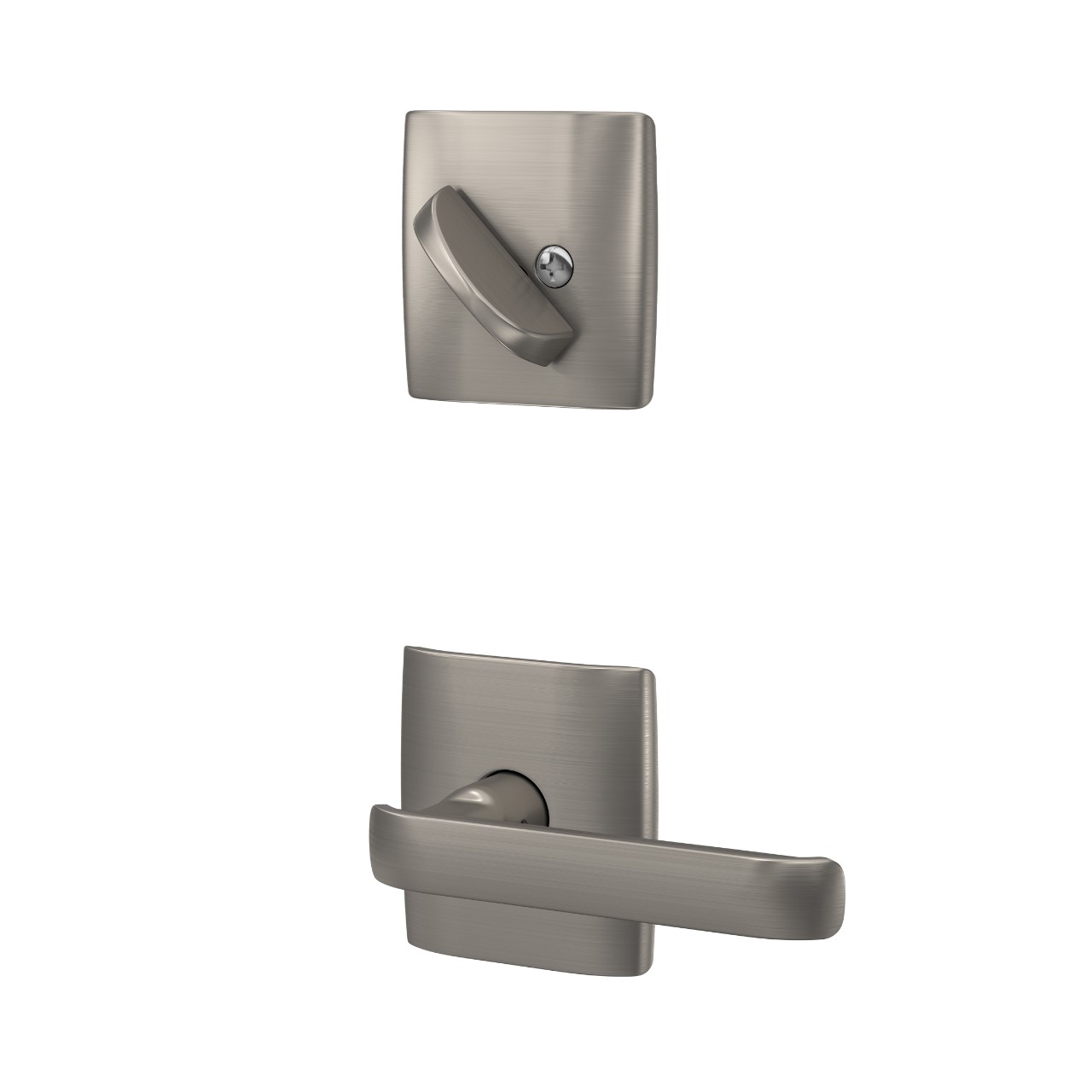 Single Cylinder Handleset Interior with Clybourn Lever
