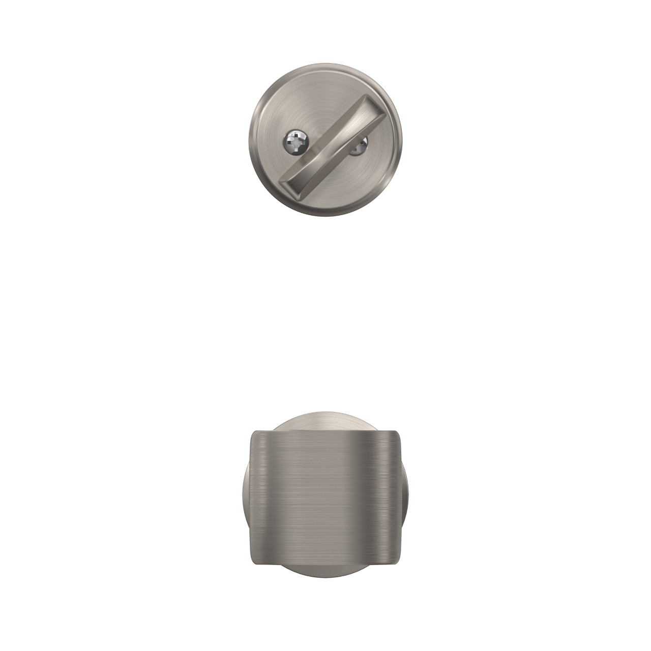 Single Cylinder Handleset Interior with Ganton Knob