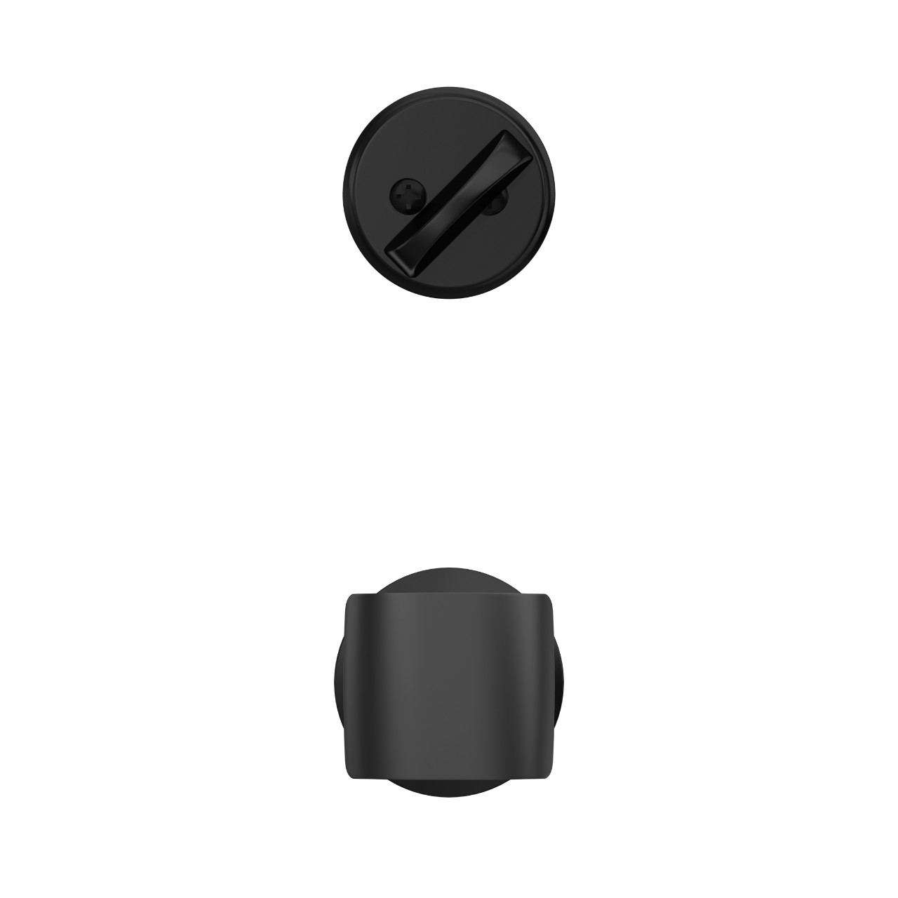 Single Cylinder Handleset Interior with Ganton Knob