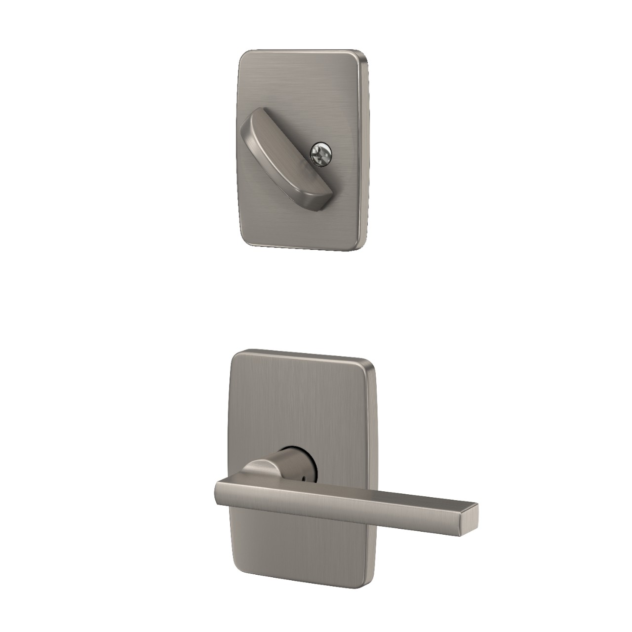 Single Cylinder Handleset Interior with Latitude Lever