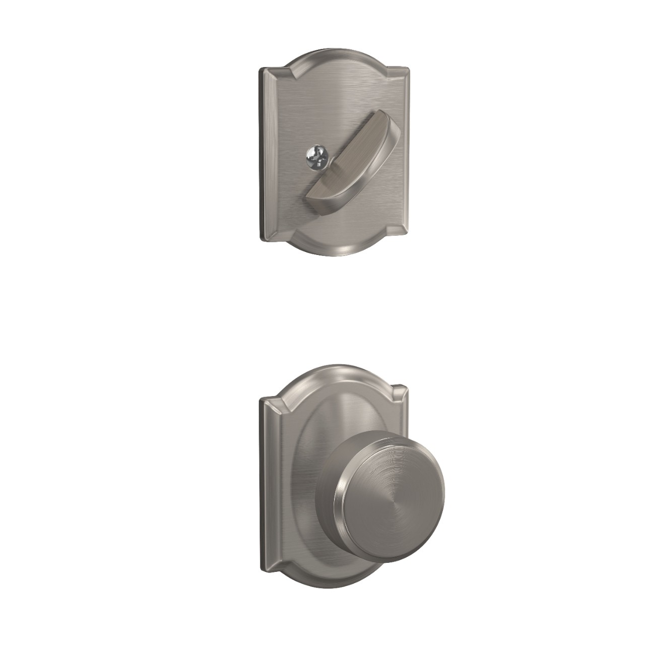 Single Cylinder Handleset Interior with Swanson Knob
