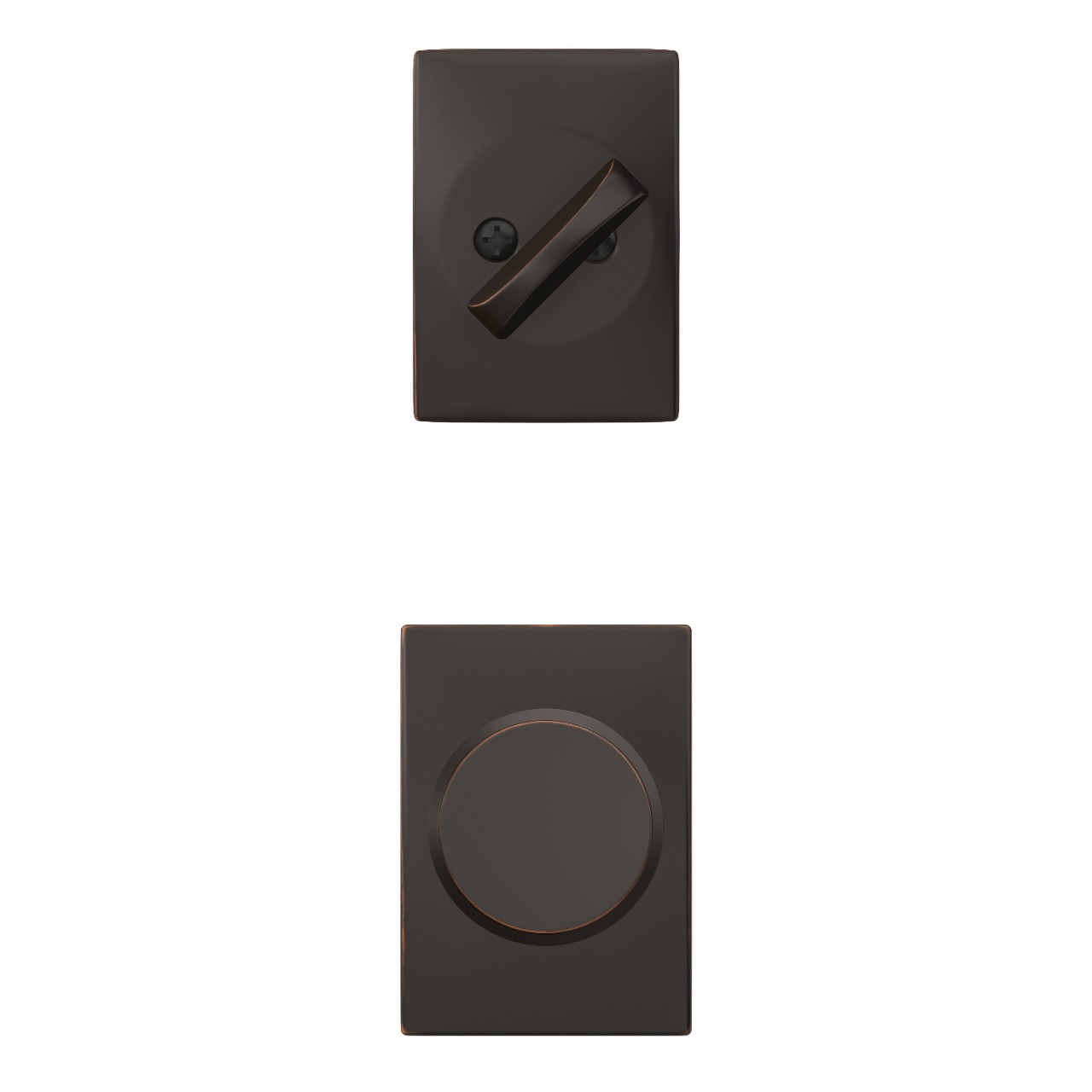 Single Cylinder Handleset Interior with Swanson Knob