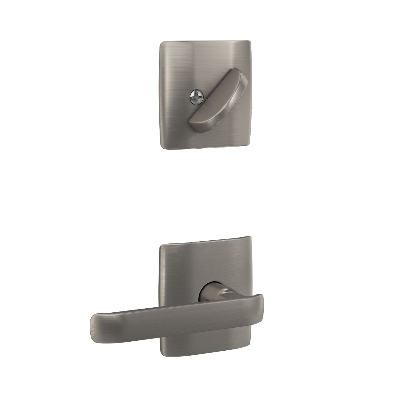 Inactive Handleset Interior with Clybourn Lever