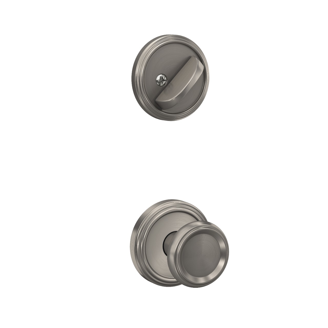 Inactive Handleset Interior with Offerman Knob