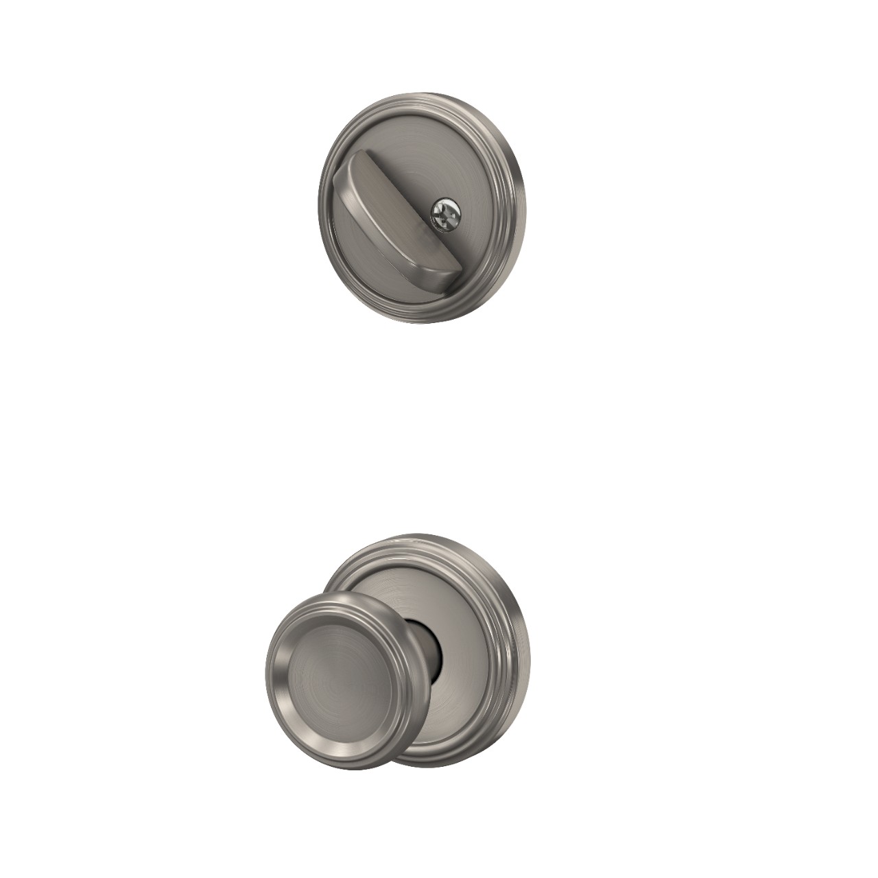 Inactive Handleset Interior with Offerman Knob