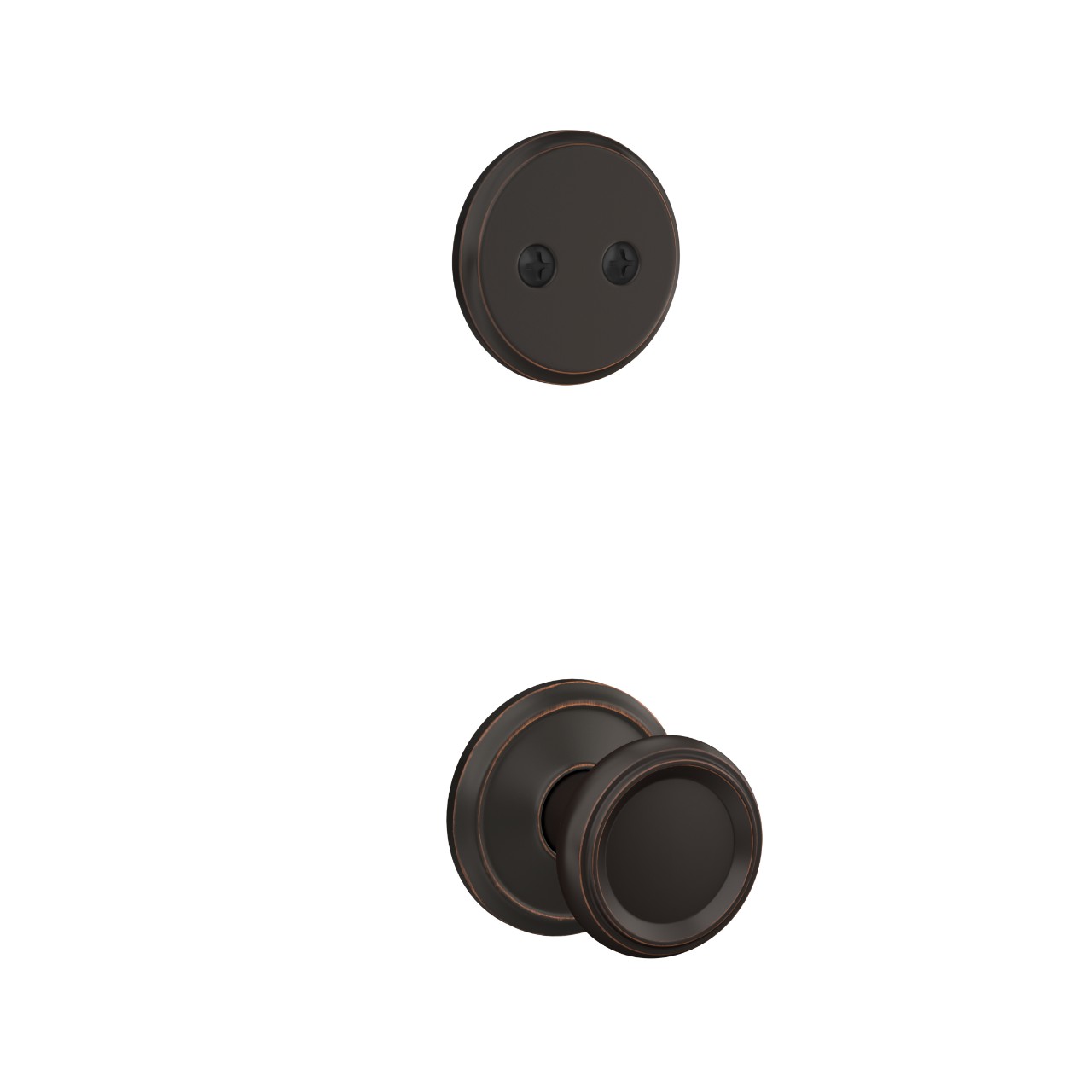 Inactive Handleset Interior with Offerman Knob