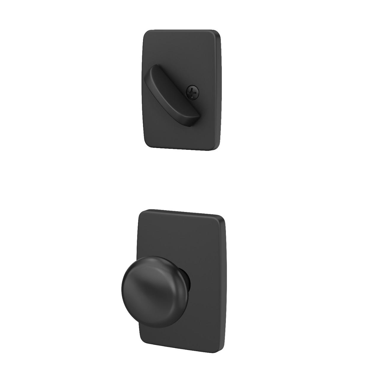 Inactive Handleset Interior with Plymouth Knob