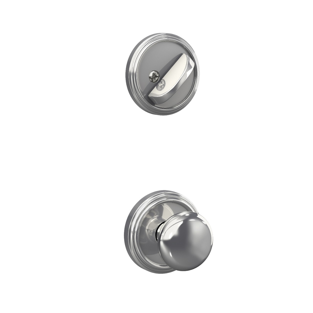 Inactive Handleset Interior with Plymouth Knob
