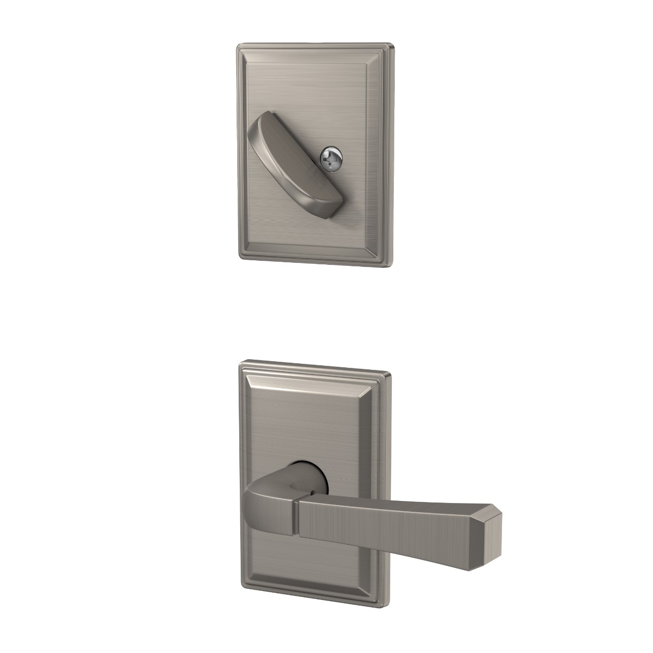 Inactive Handleset Interior with Rivington Lever
