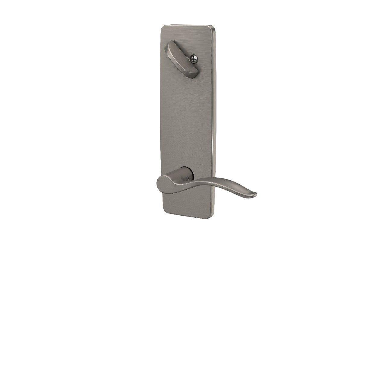 Greene 3/4 Trim Single Cylinder Handleset Interior with Pennant Lever