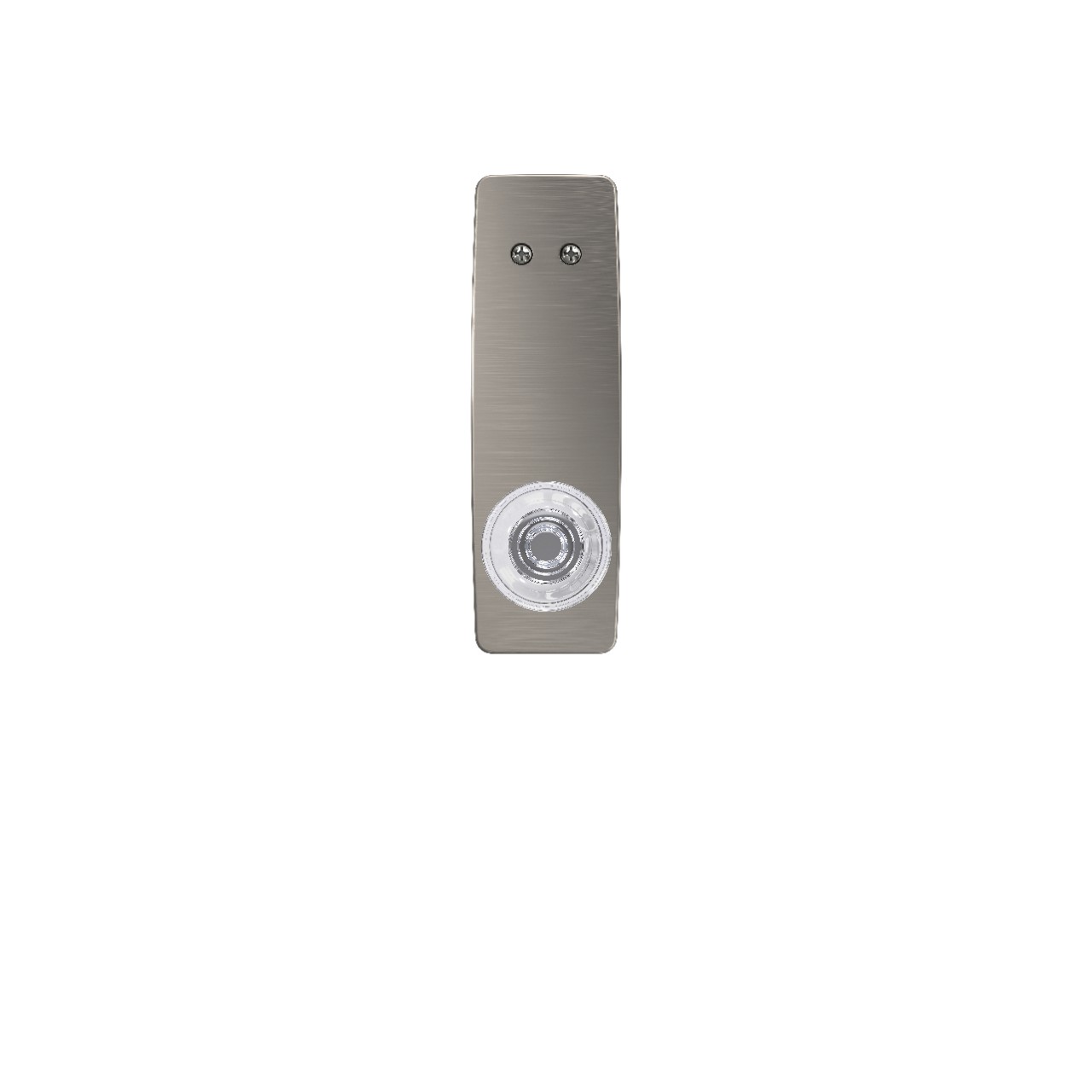 Greene 3/4 Trim Inactive Handleset Interior with Dawes Glass Knob