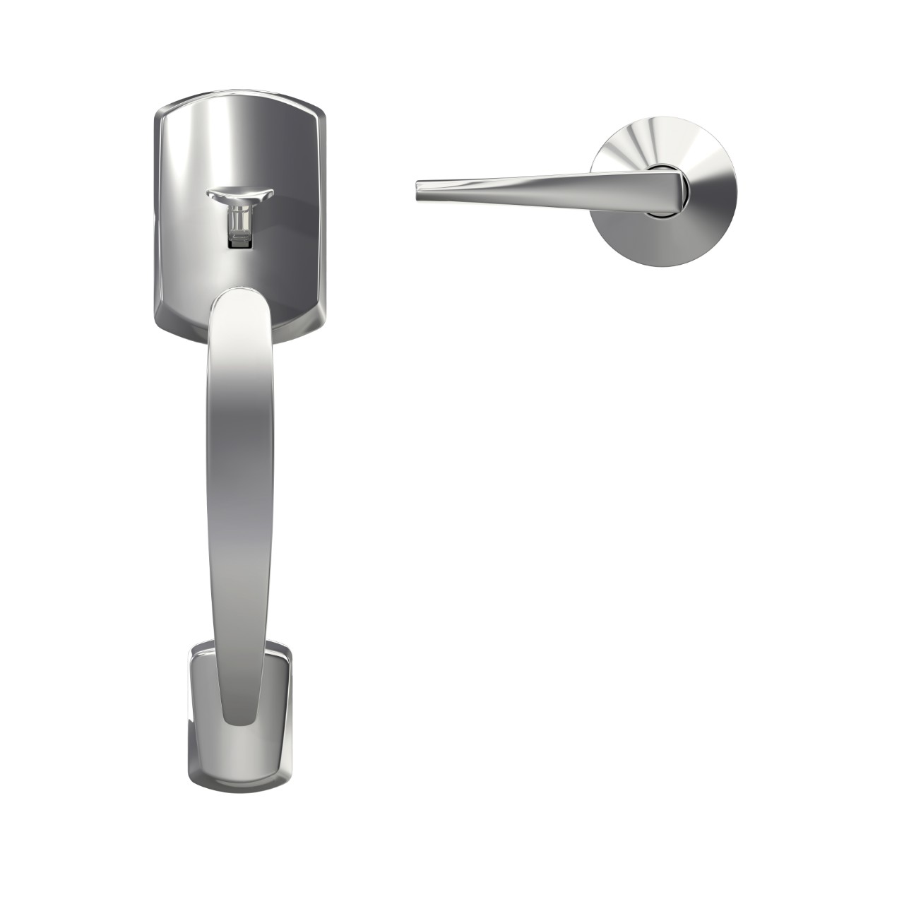 Custom Front Entry Handle and Eller Lever with Kinsler Trim