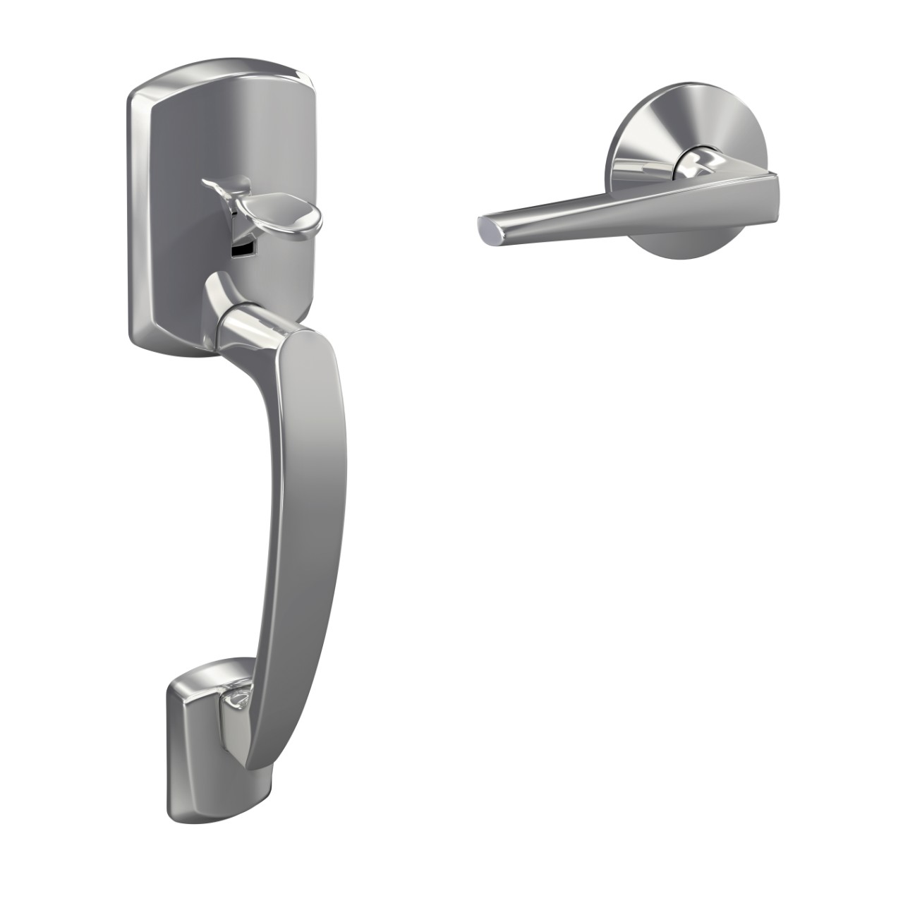 Custom Front Entry Handle and Eller Lever with Kinsler Trim
