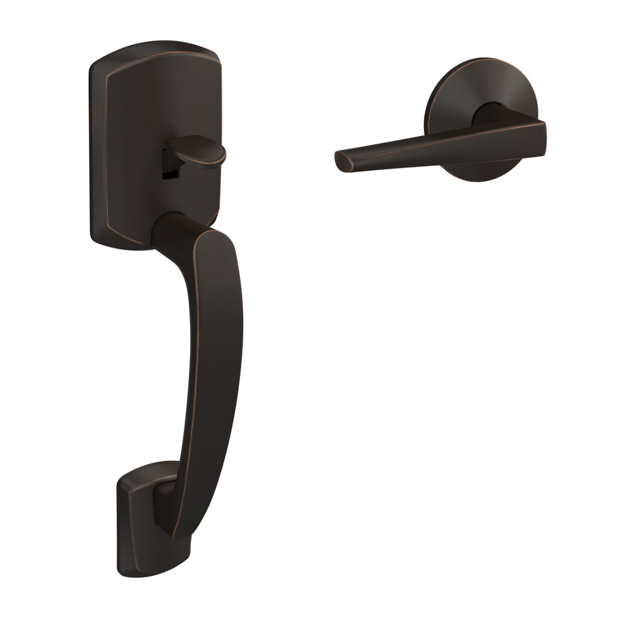 Custom Front Entry Handle and Eller Lever with Kinsler Trim