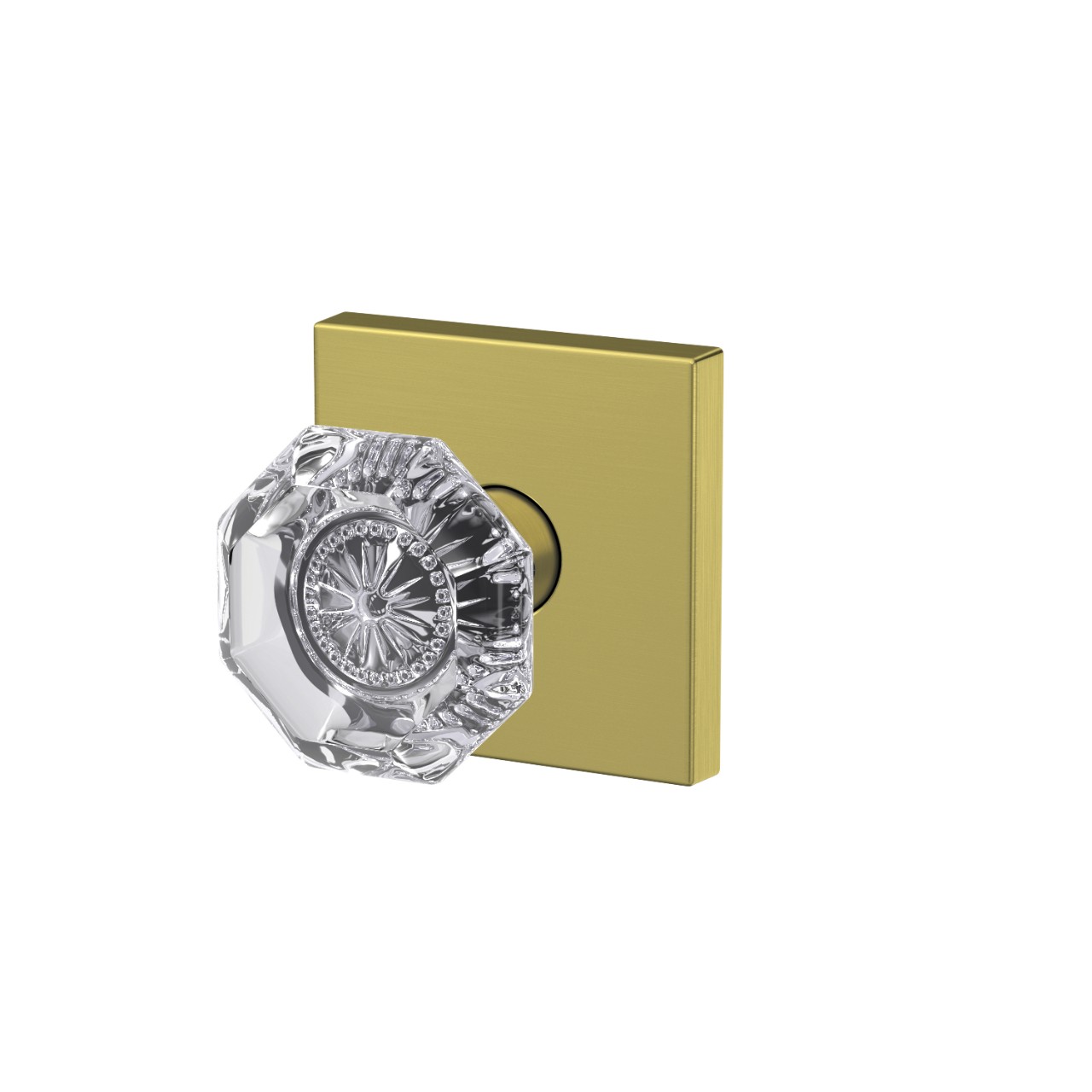 Custom Alexandria Glass Non-Turning Knob