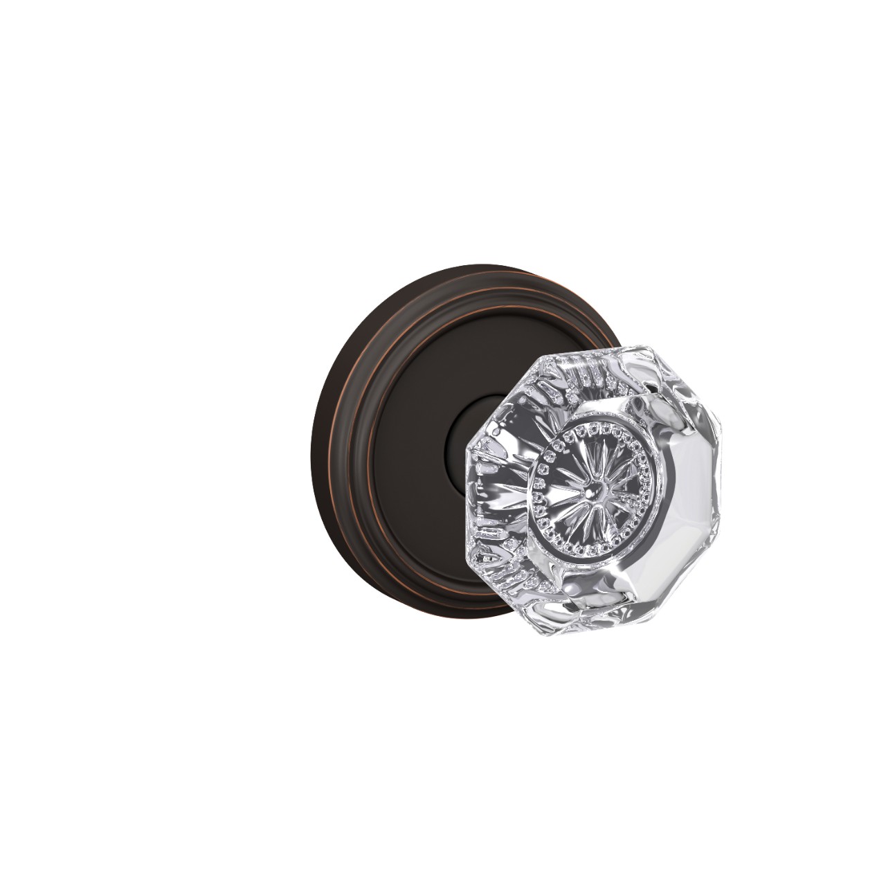 Custom Alexandria Non-Turning Glass Knob