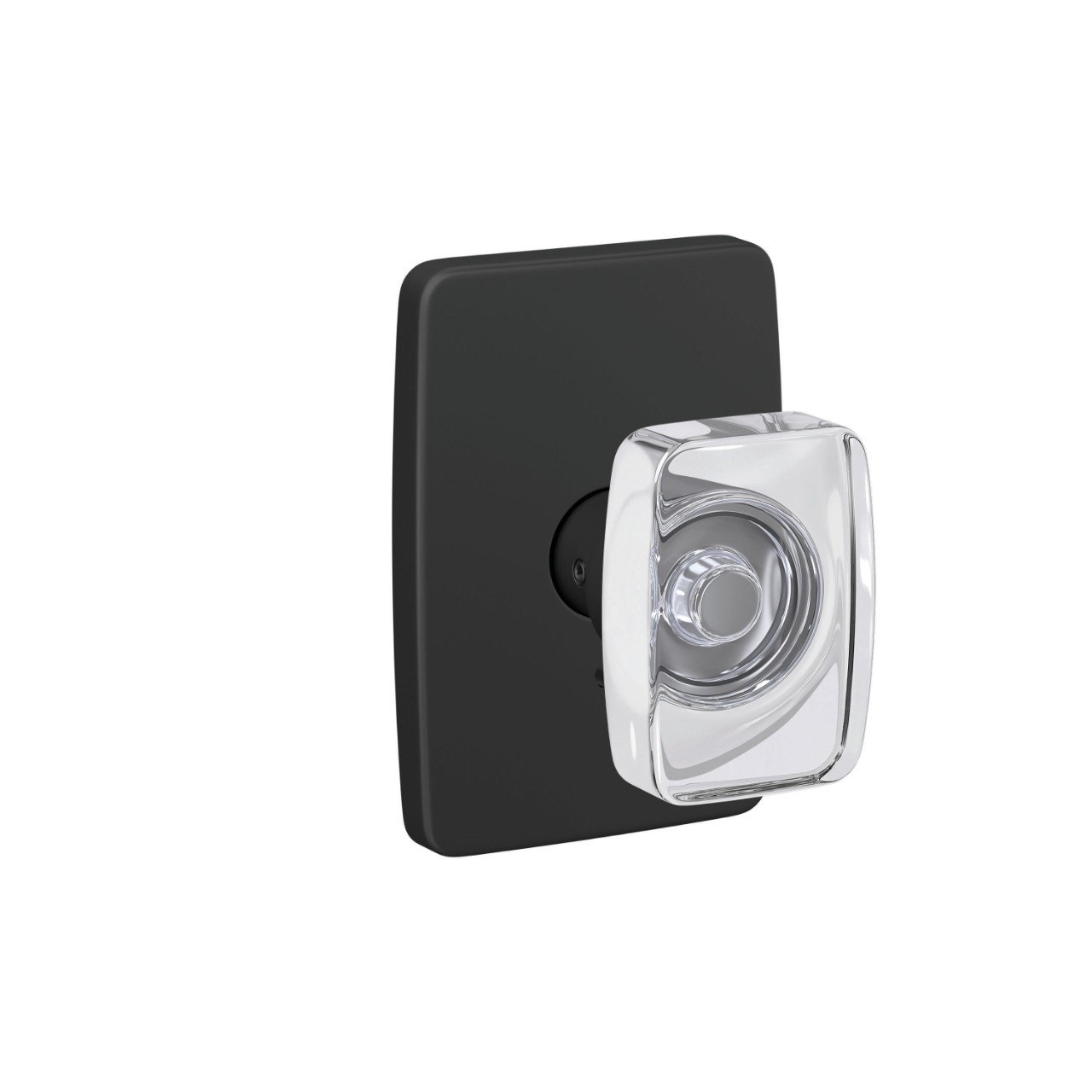Custom Caine Hall-Closet and Bed-Bath Lock Glass Knob