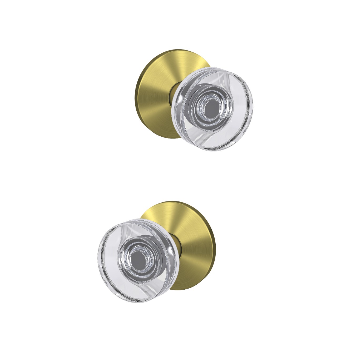 Custom Dawes Non-Turning Glass Knob