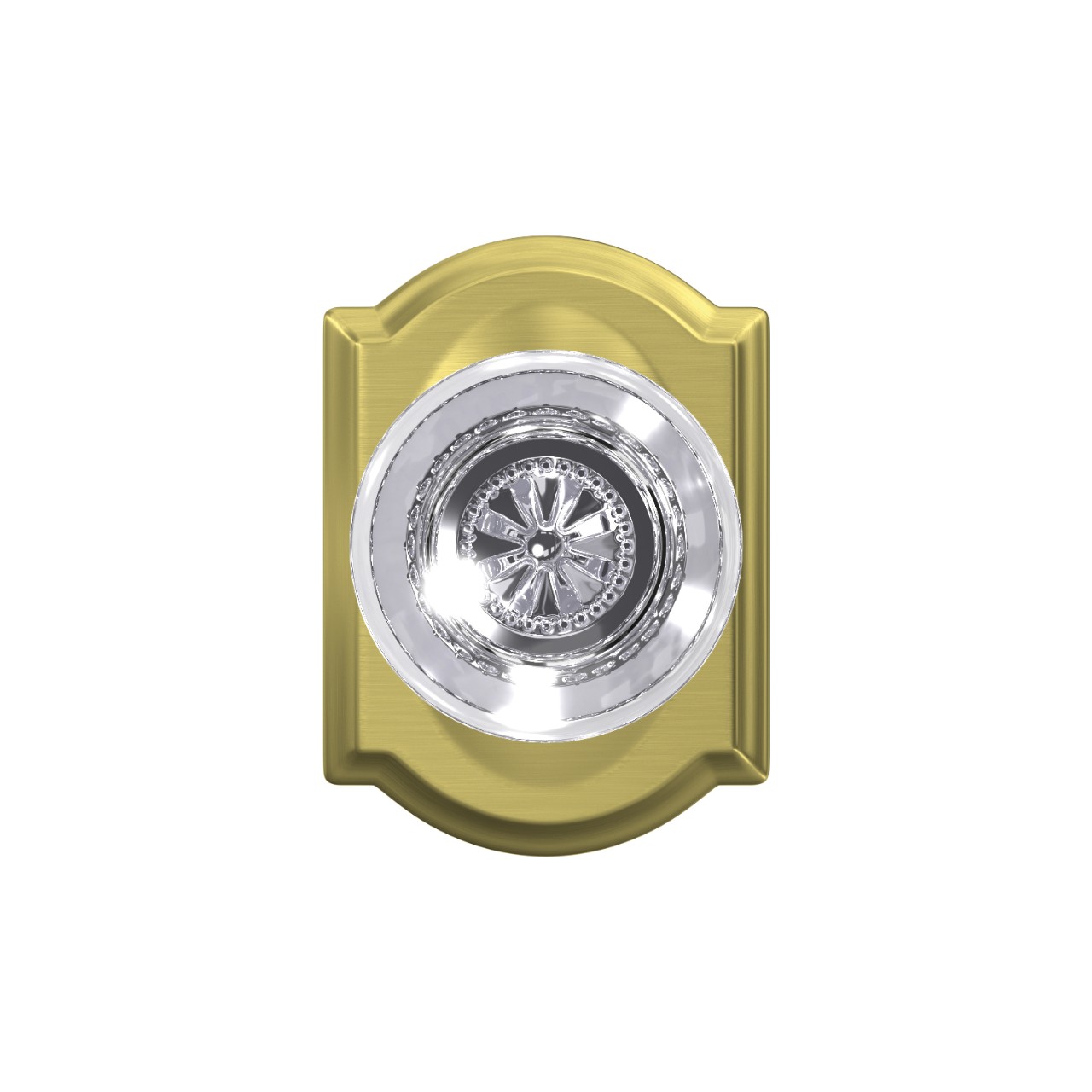Custom Hobson Glass Non-Turning Knob