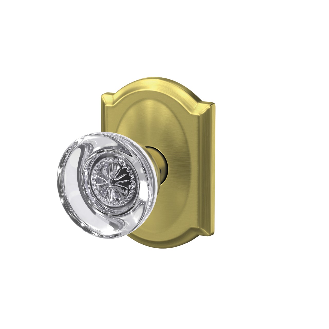 Custom Hobson Glass Non-Turning Knob