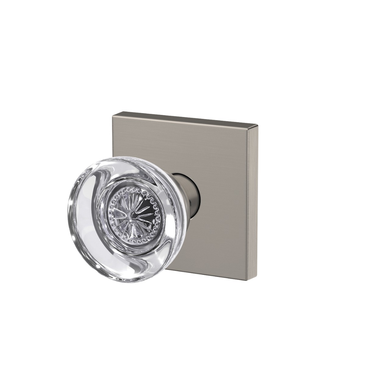Custom Hobson Glass Non-Turning Knob