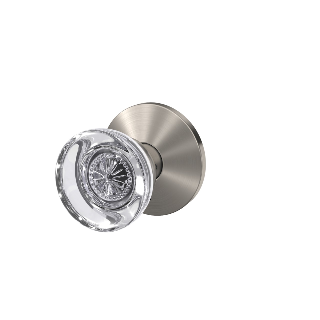 Custom Hobson Glass Non-Turning Knob
