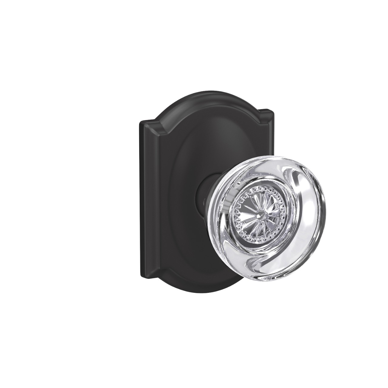 Custom Hobson Glass Non-Turning Knob