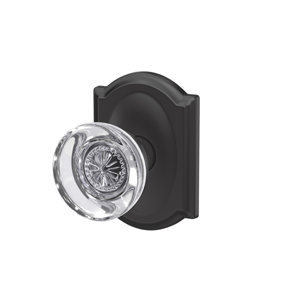 Custom Hobson Glass Non-Turning Knob