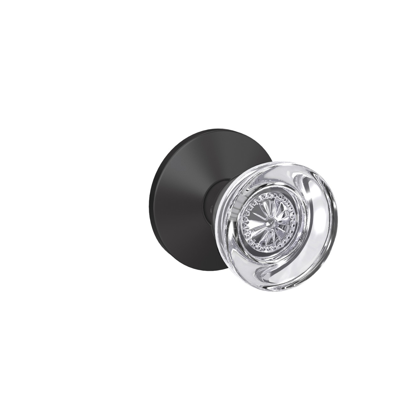 Custom Hobson Glass Non-Turning Knob