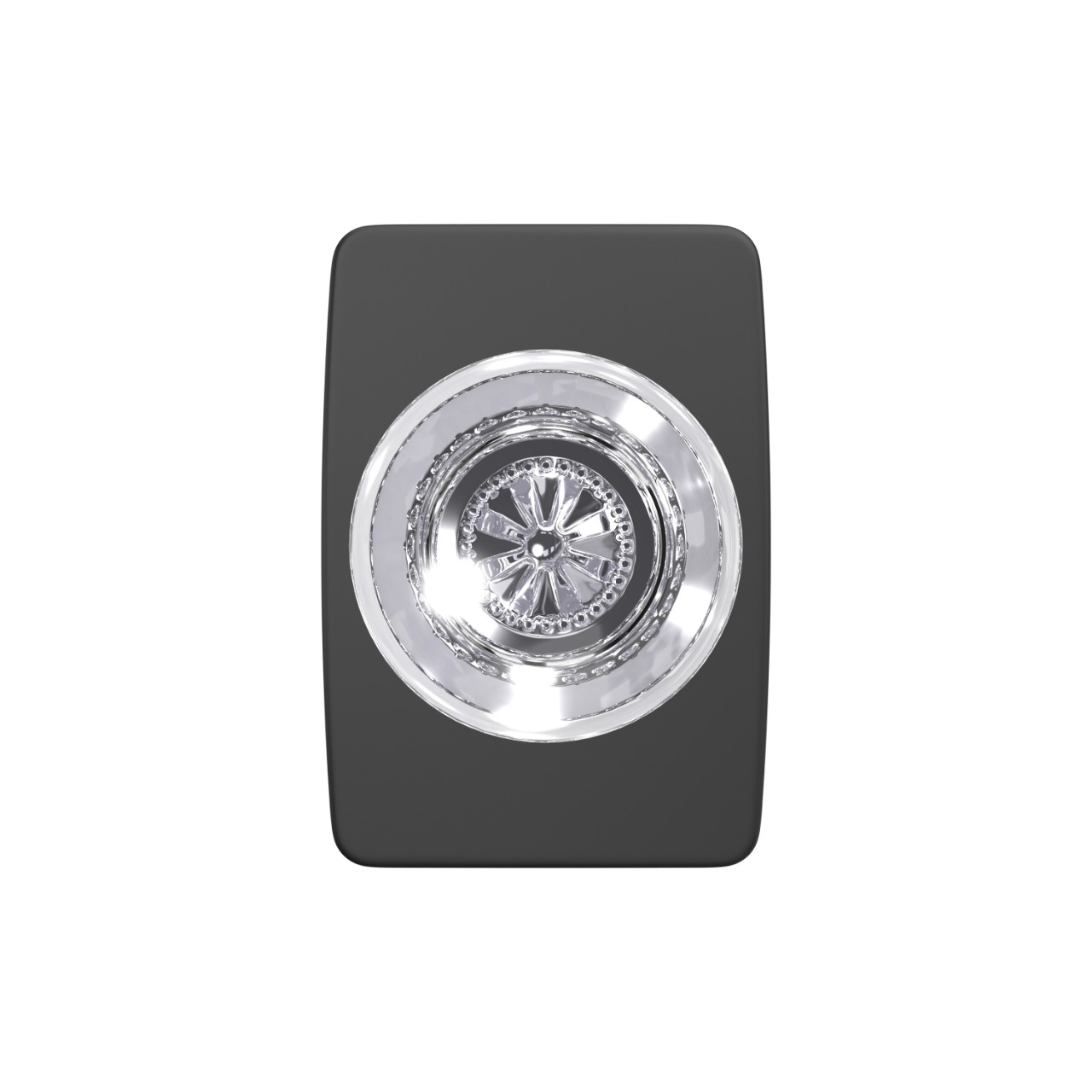 Custom Hobson Glass Knob Hall-Closet and Bed-Bath Lock