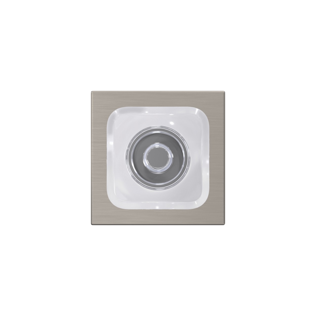 Custom Kyle Hall-Closet and Bed-Bath Lock Glass Knob