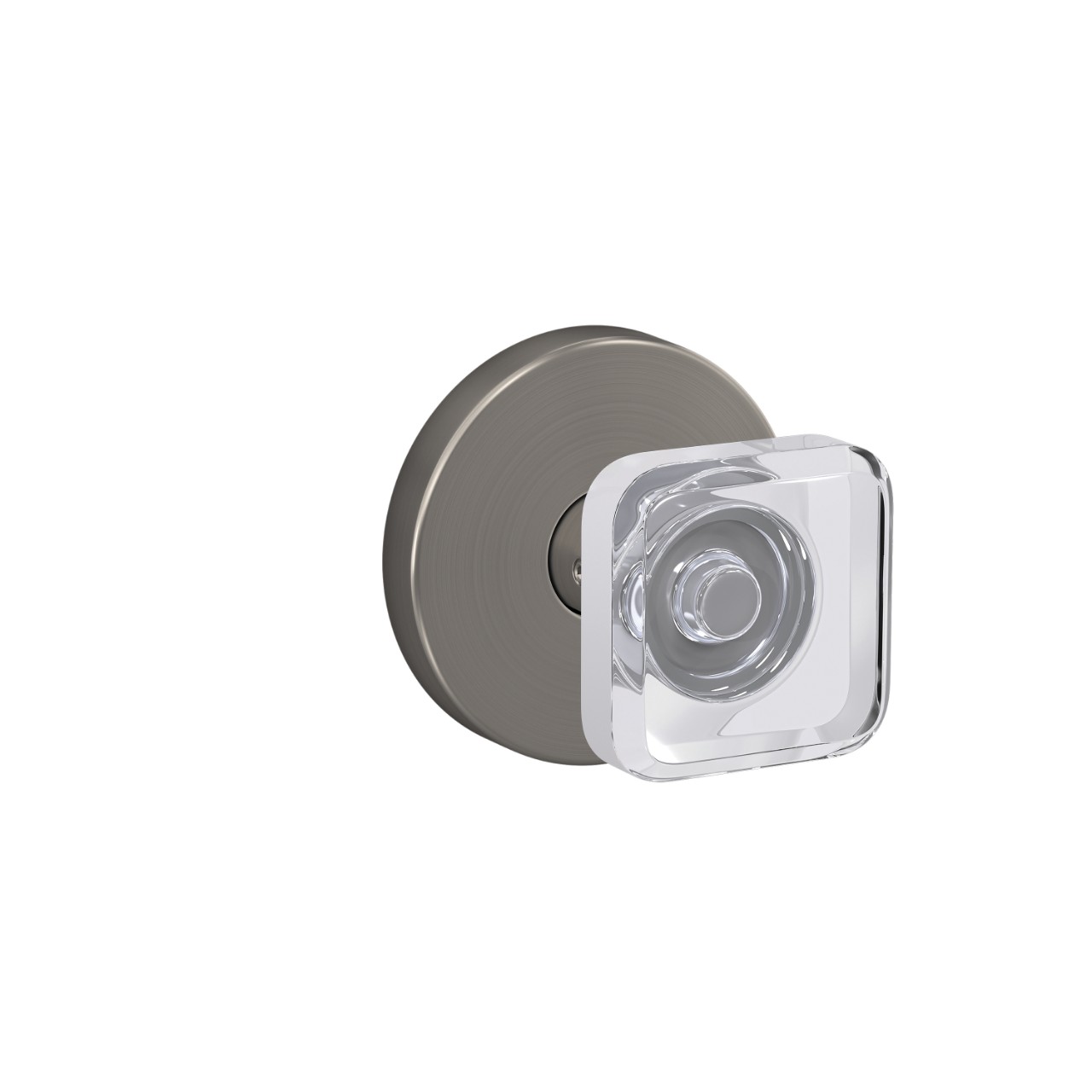 Custom Kyle Hall-Closet and Bed-Bath Lock Glass Knob