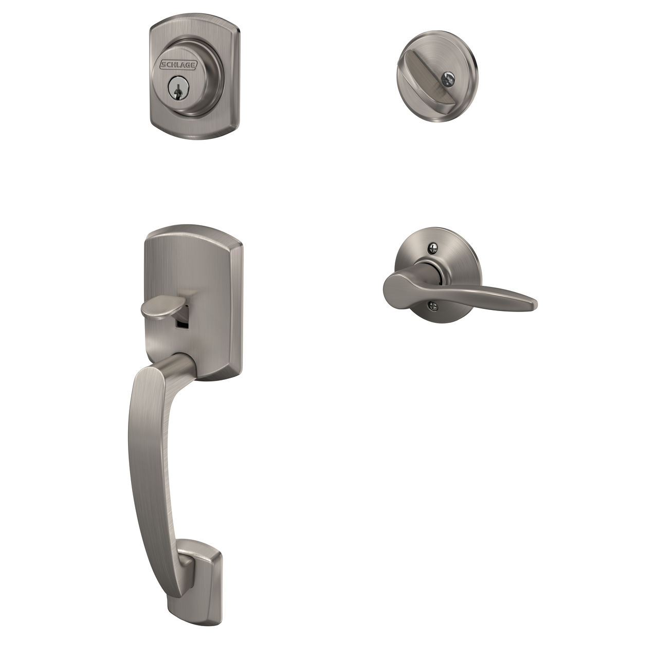 Single Cylinder Handleset and Delfayo Lever