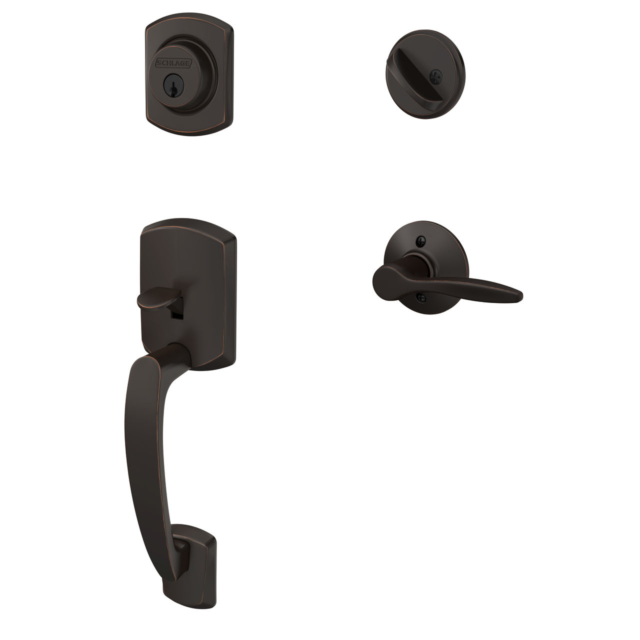 Single Cylinder Handleset and Delfayo Lever