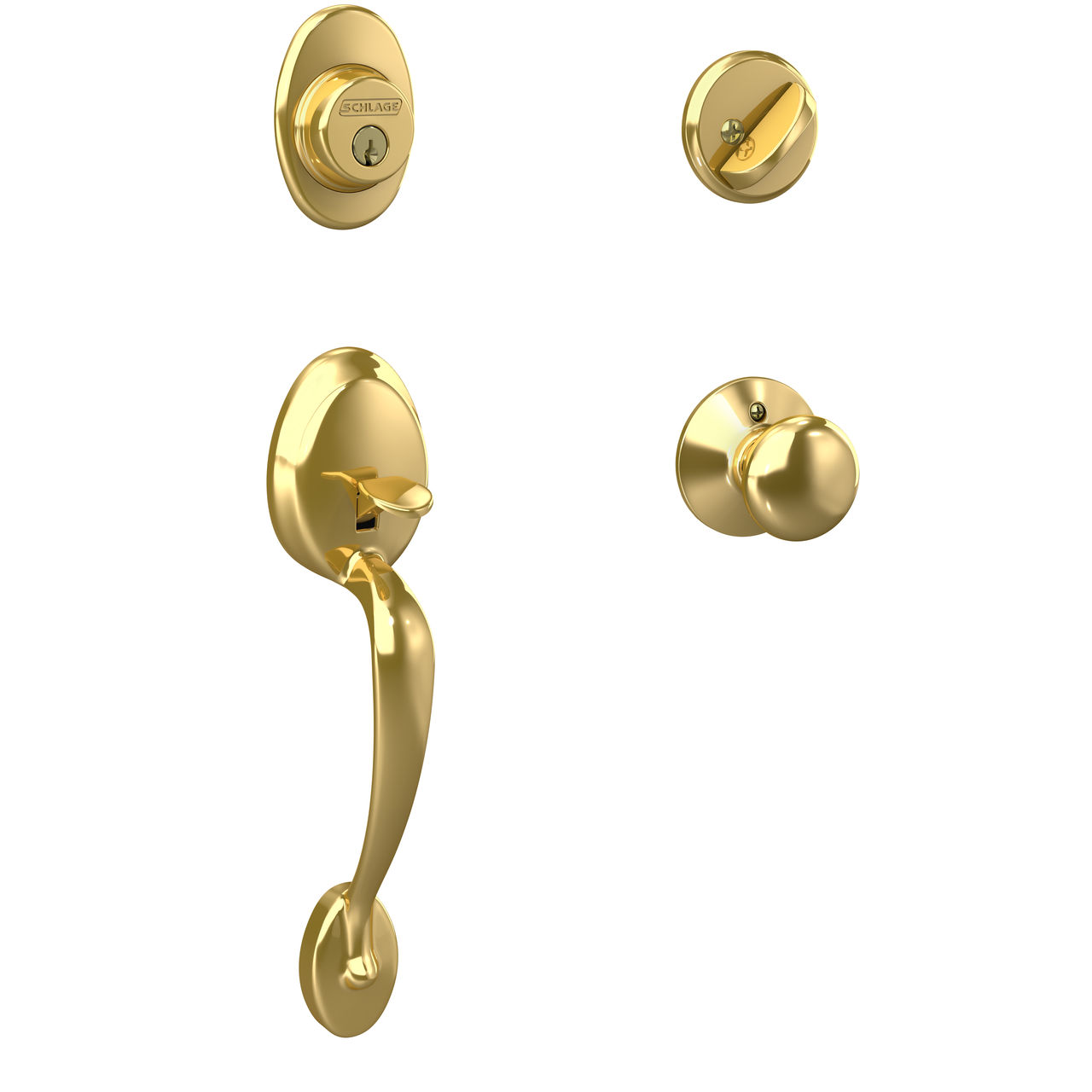 Single Cylinder Handleset and Knob