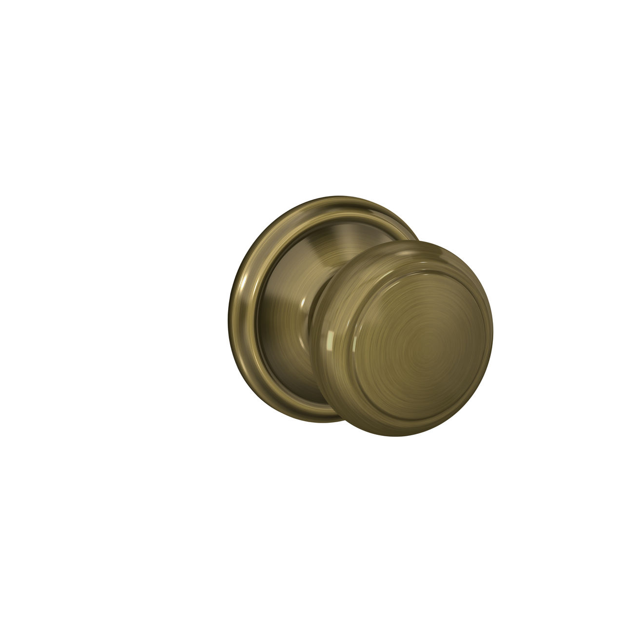 Serrure avec bouton Andover pour vestibule et garde-robe