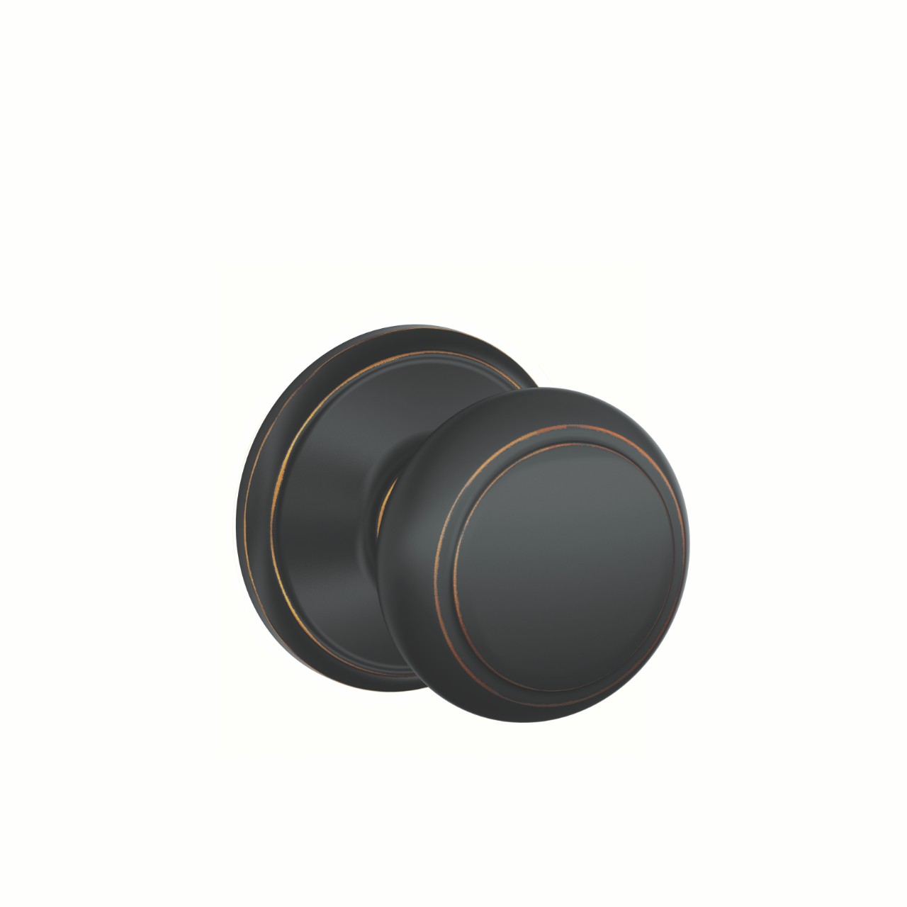 Serrure avec bouton Andover pour vestibule et garde-robe