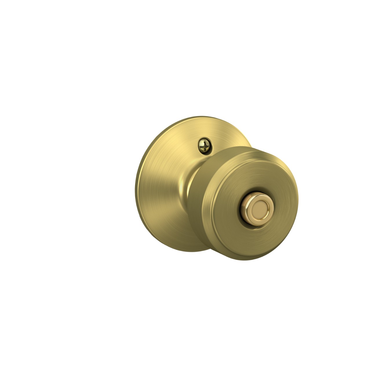 Serrure avec bouton Bowery pour chambre de bain et chambre à coucher