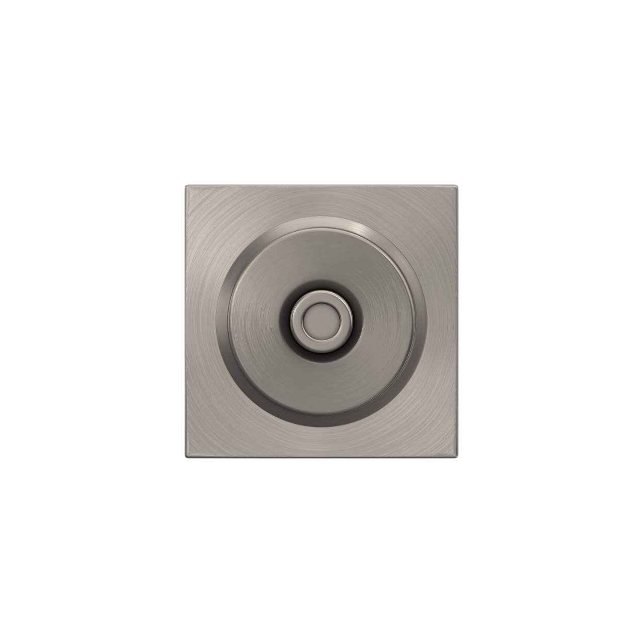 Serrure avec bouton Bowery et garniture Collins pour chambre de bain et chambre à coucher